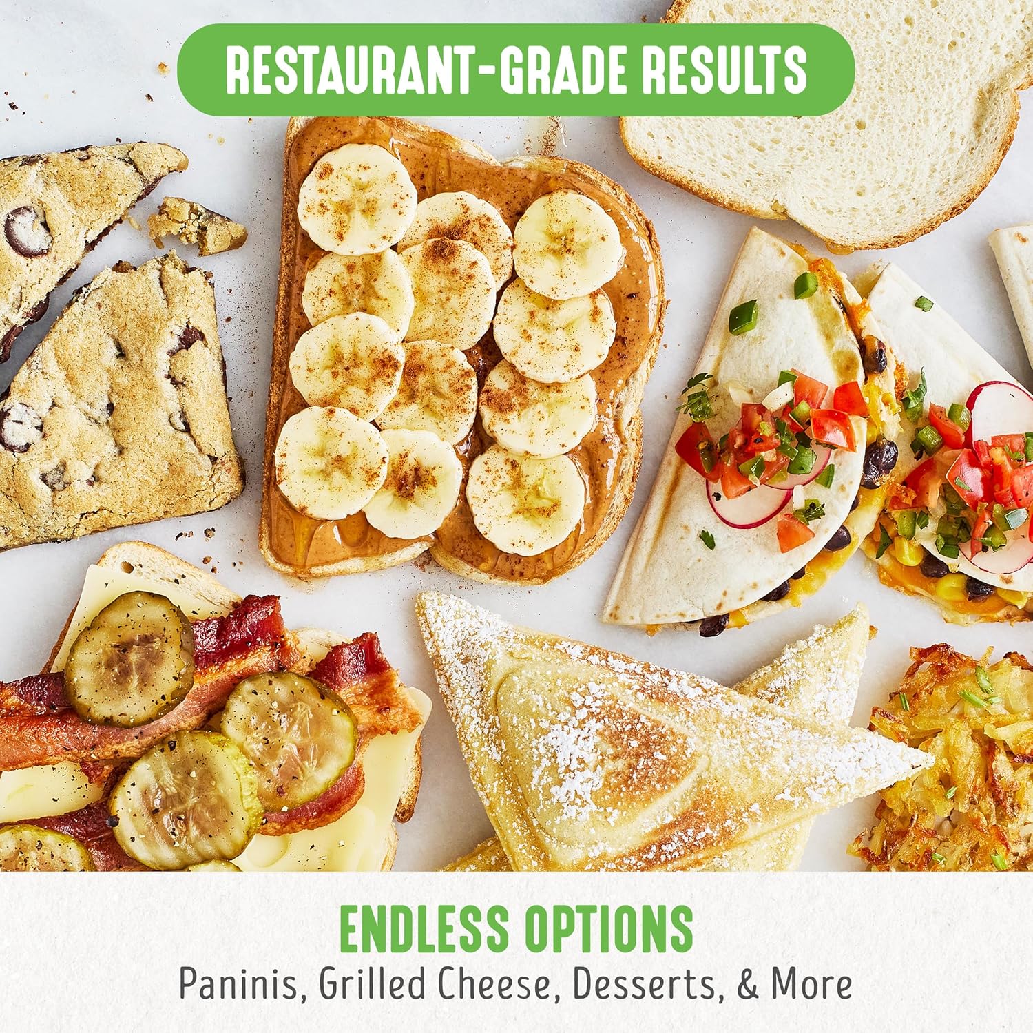 GreenLife Pro Electric Panini Press Grill and Sandwich Maker, Healthy Ceramic Nonstick Plates,Easy Indicator Light, PFAS-Free, Pink - Image 5