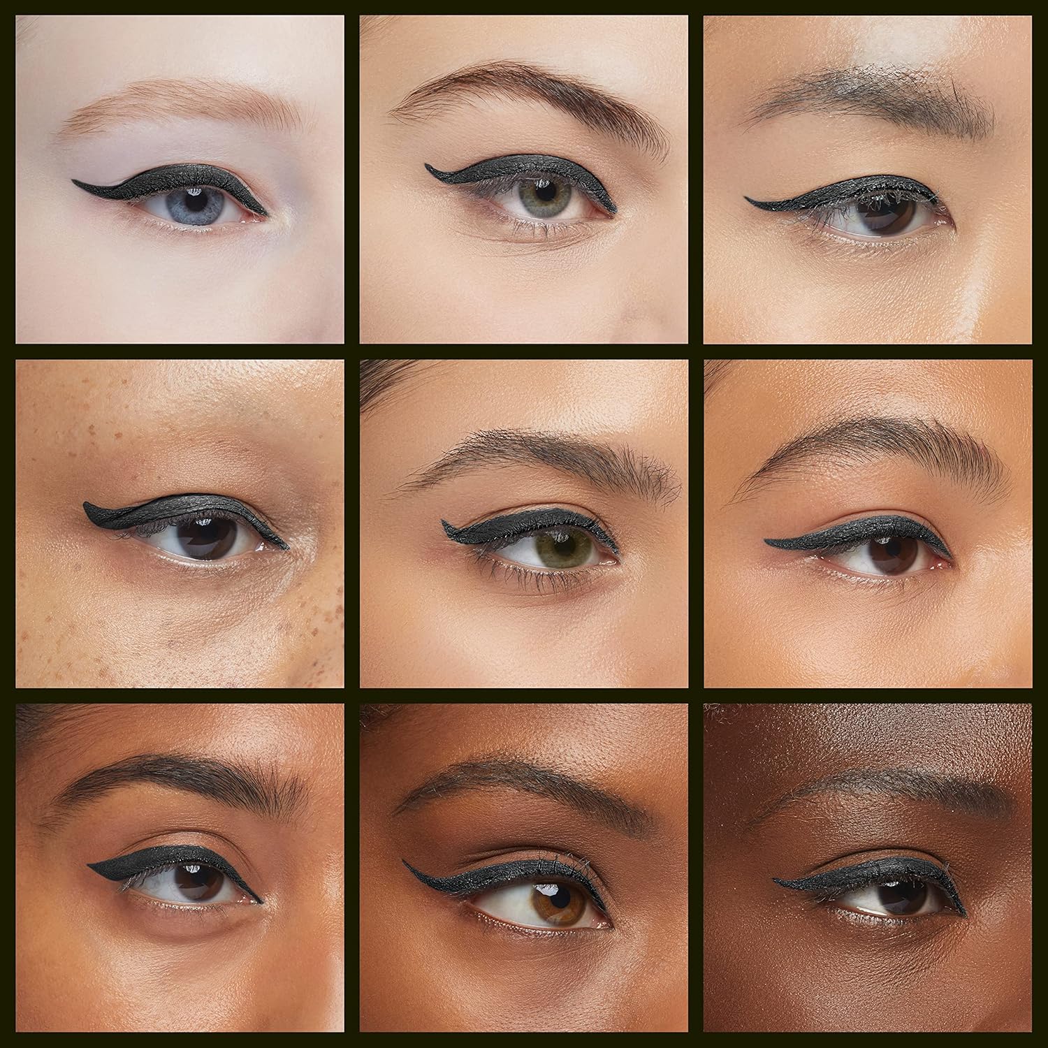 docolor Eyeliner Stamp Double-sided Liquid Winged Eye Liner Pen Waterproof Smudgeproof Long Lasting Wing Original Eyeliner Pen(1PC,Black) - Image 4