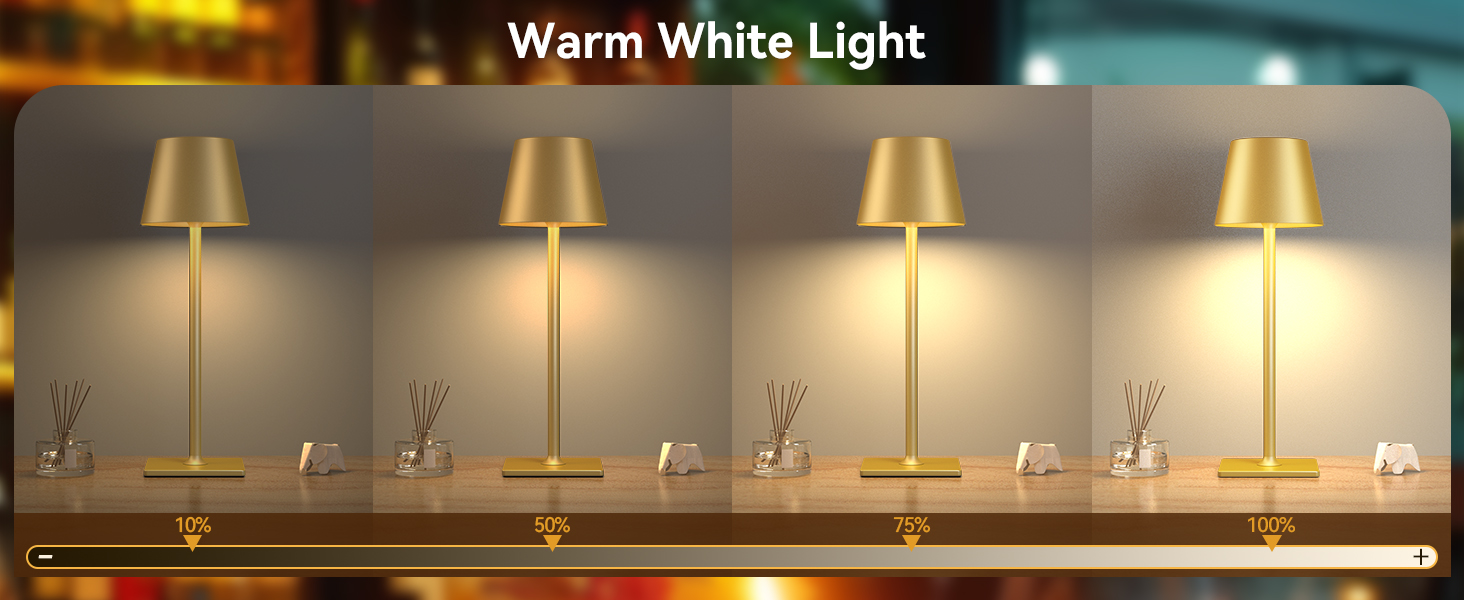 dimmable table lamp wireless
