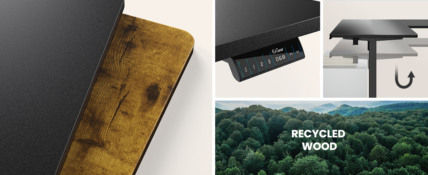 l shaped standing desk