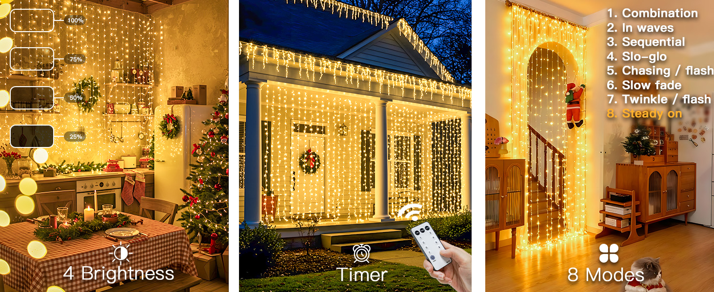 christmas lights with remote