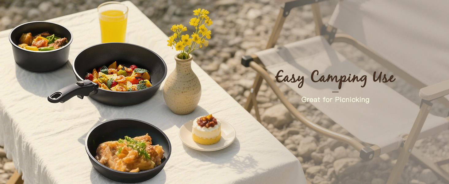 pots and pans set non stick