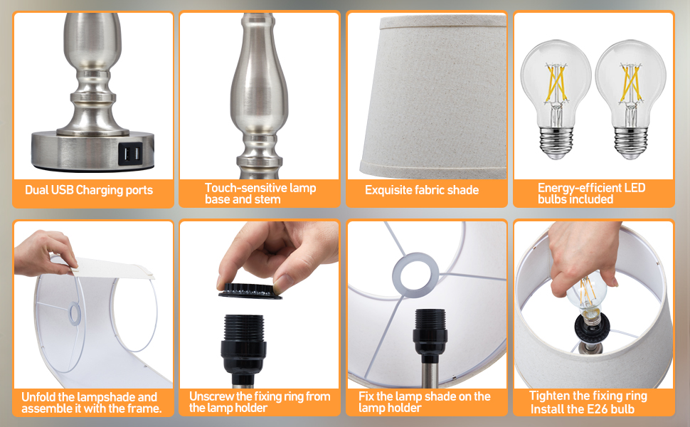 Table Lamps Made of High-quality Materials