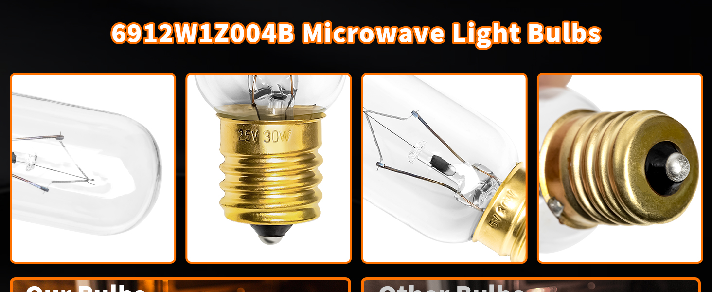 oven light bulbs microwave range hood