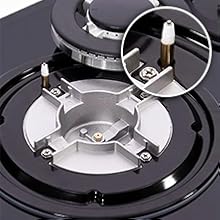 30 Inch Propane Cooktop with an additional nozzle kits