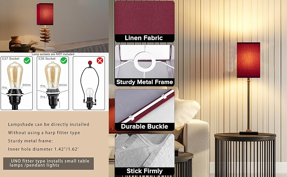 uno lampshade for table lamps