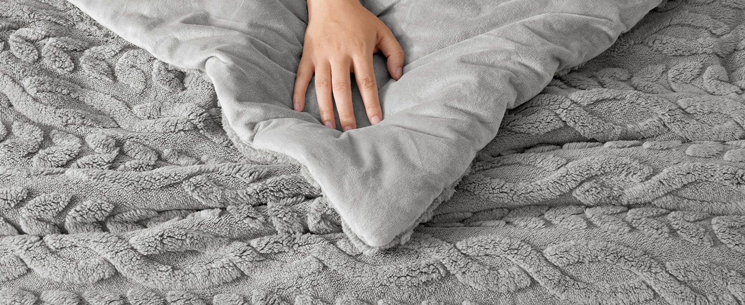 fleece comforter set