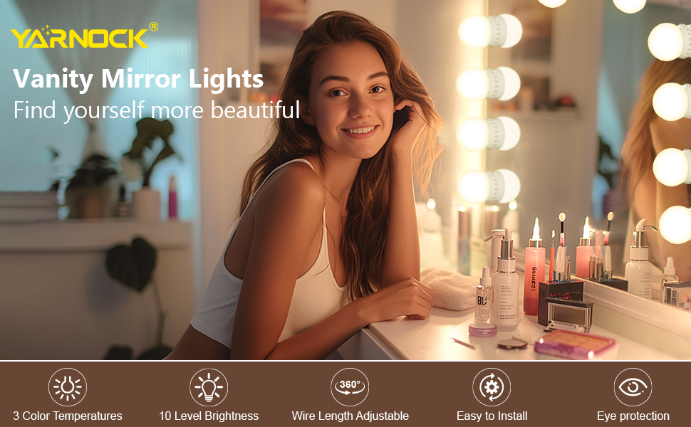YARNOCK LED Vanity Lights For Mirror