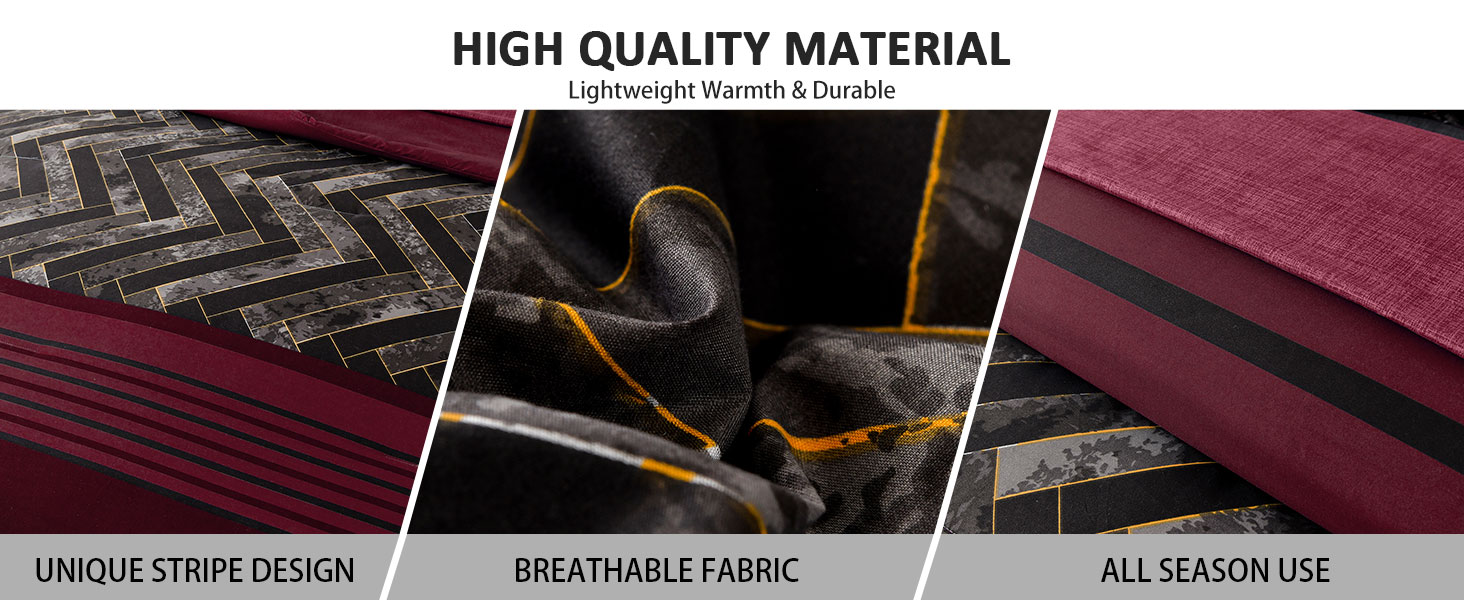 stripe comforter set bed in a bag