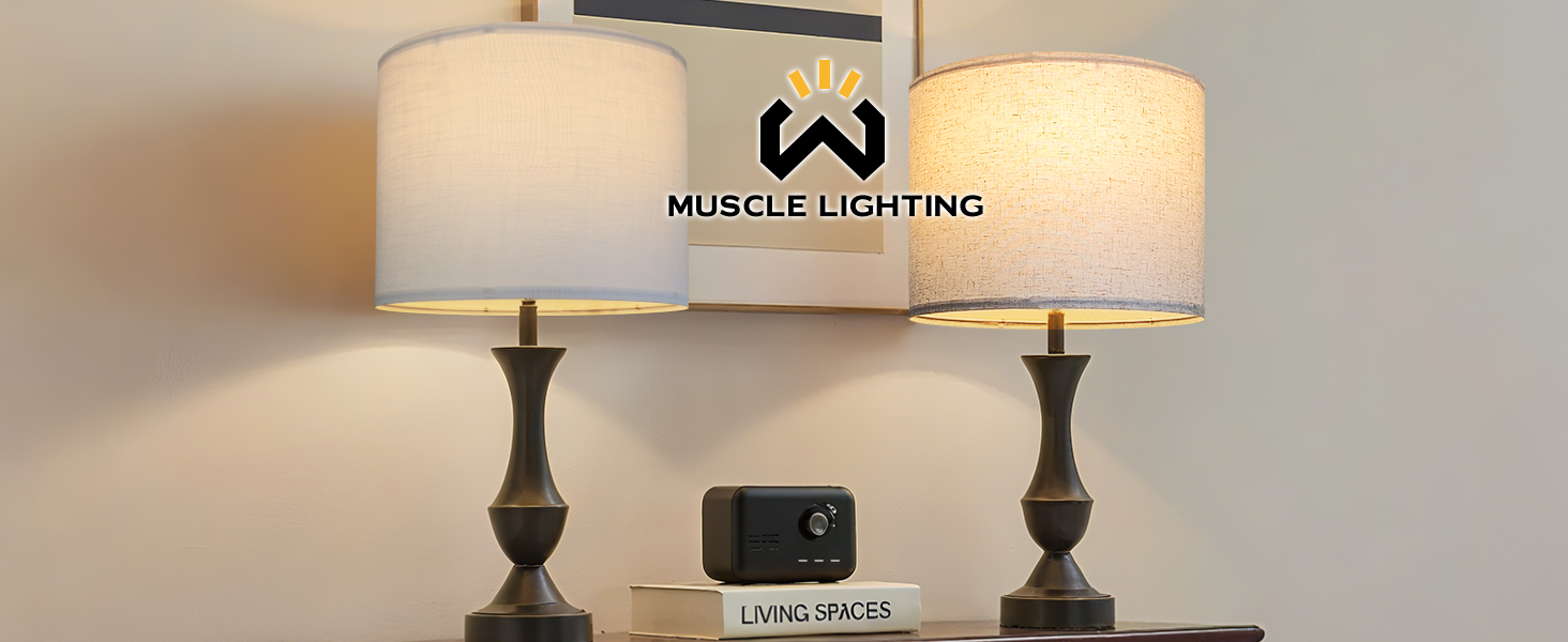 2 sets of lamp shade for table floor lamp bedside lamp shade