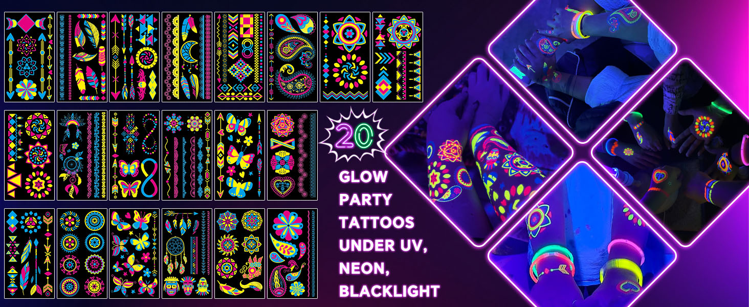  glow in the dark tattoos