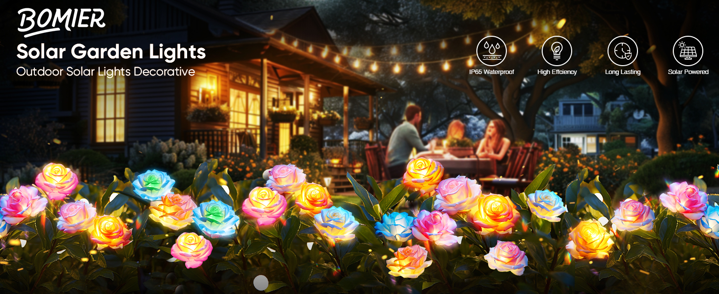 solar lights outdoor waterproof