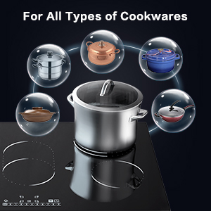 30 inch electric induction cooktop