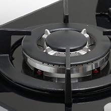 HIGH QUALITY CAST IRON GRATES These exceptionally thick grates provide unmatched stability