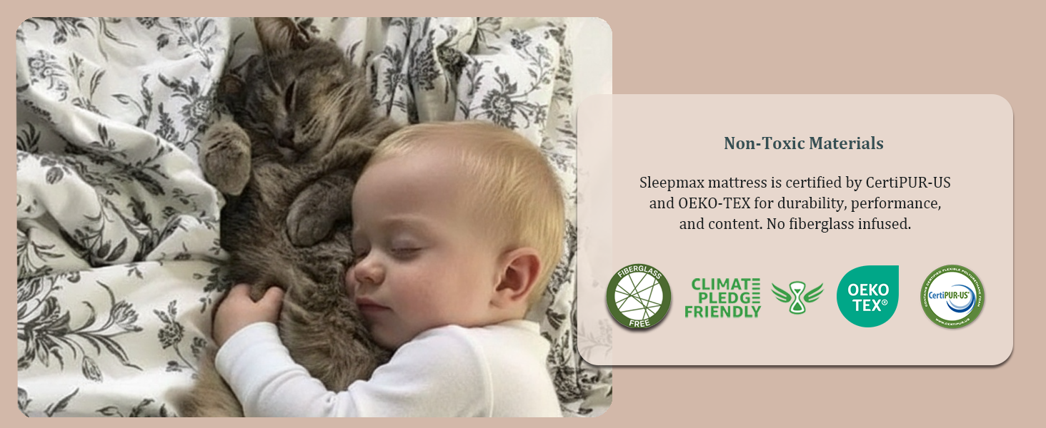 fiberglass free mattress