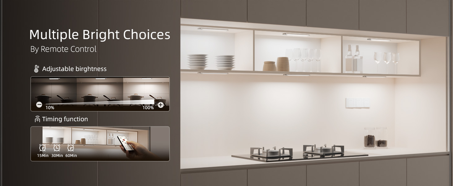 Under Cabinet Lighting with Remote