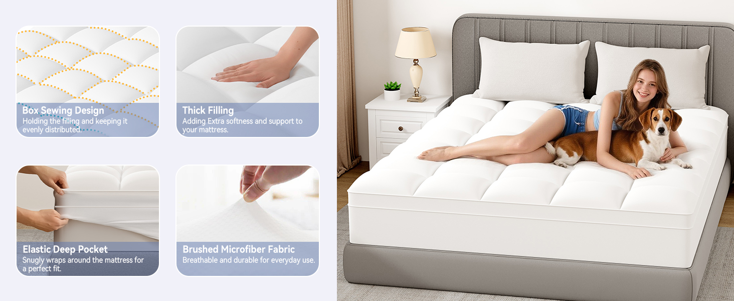 mattress topper queen