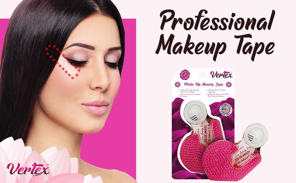 makeup tape for eyeliner eyeshadow - cosmetic that is gentle on the skin stays in place during