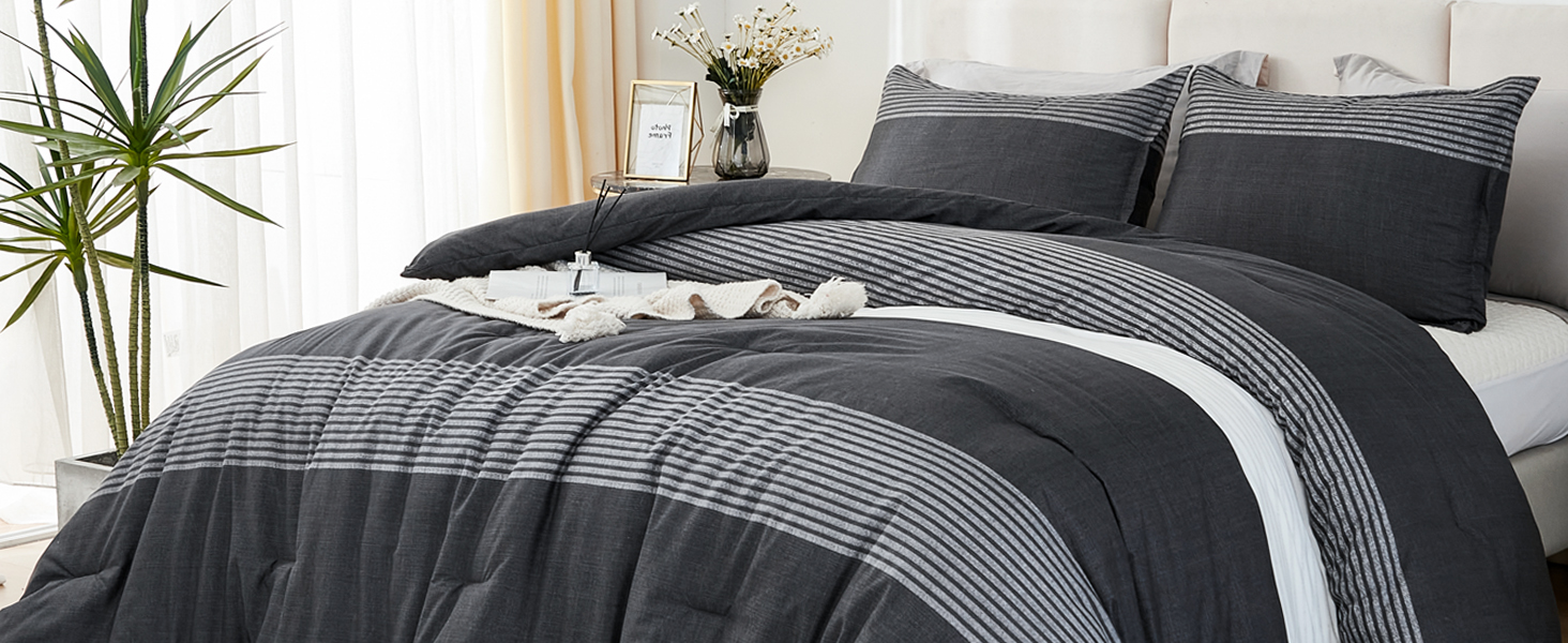 Stripe Comforter Set