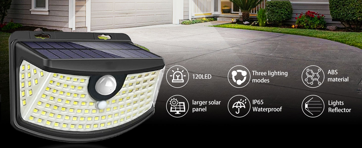 solar motion lights outdoor