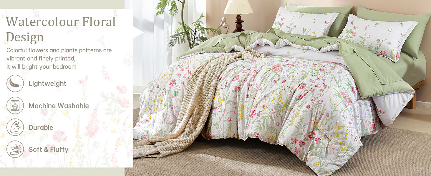 Botanical Comforter Bedding Set