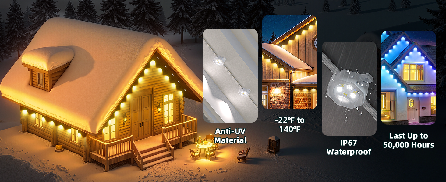 outdoor christmas lights for house