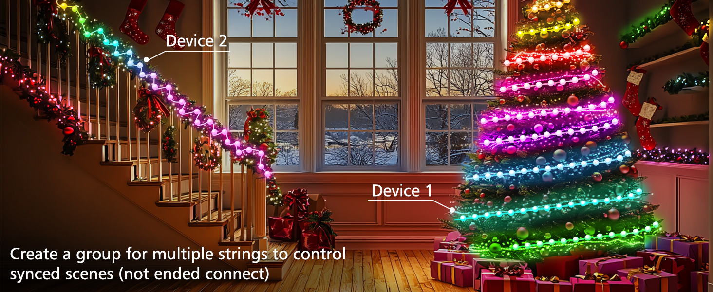 globe string lights globe fairy lights smart string lights for bedroom