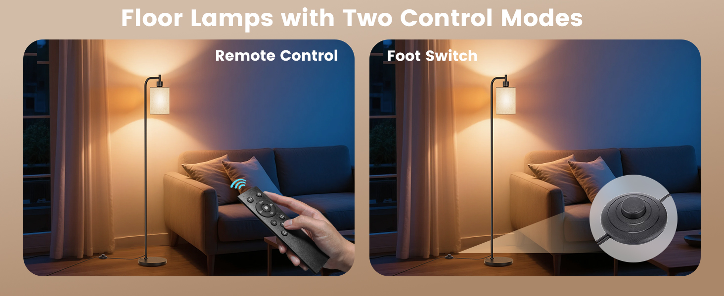 floor lamp with remote control