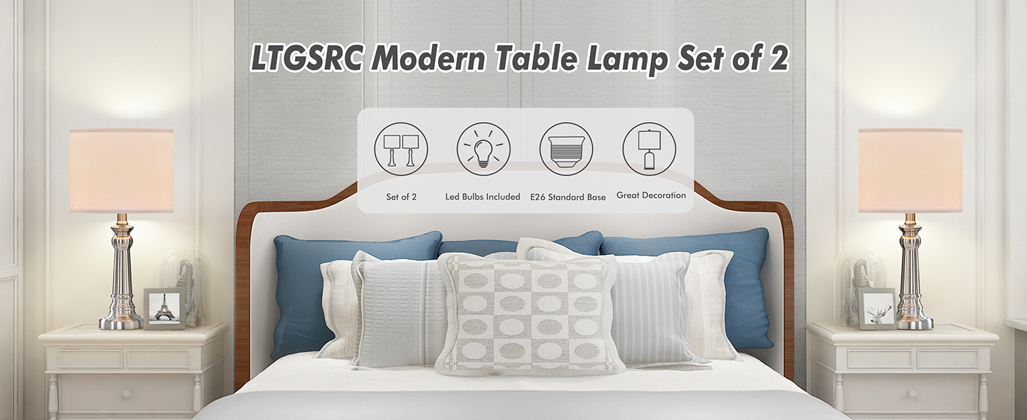 Modern Table Lamp Set of 2