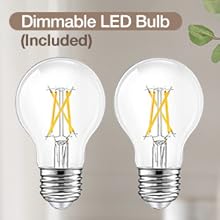 Dimmable LED Bulb Included