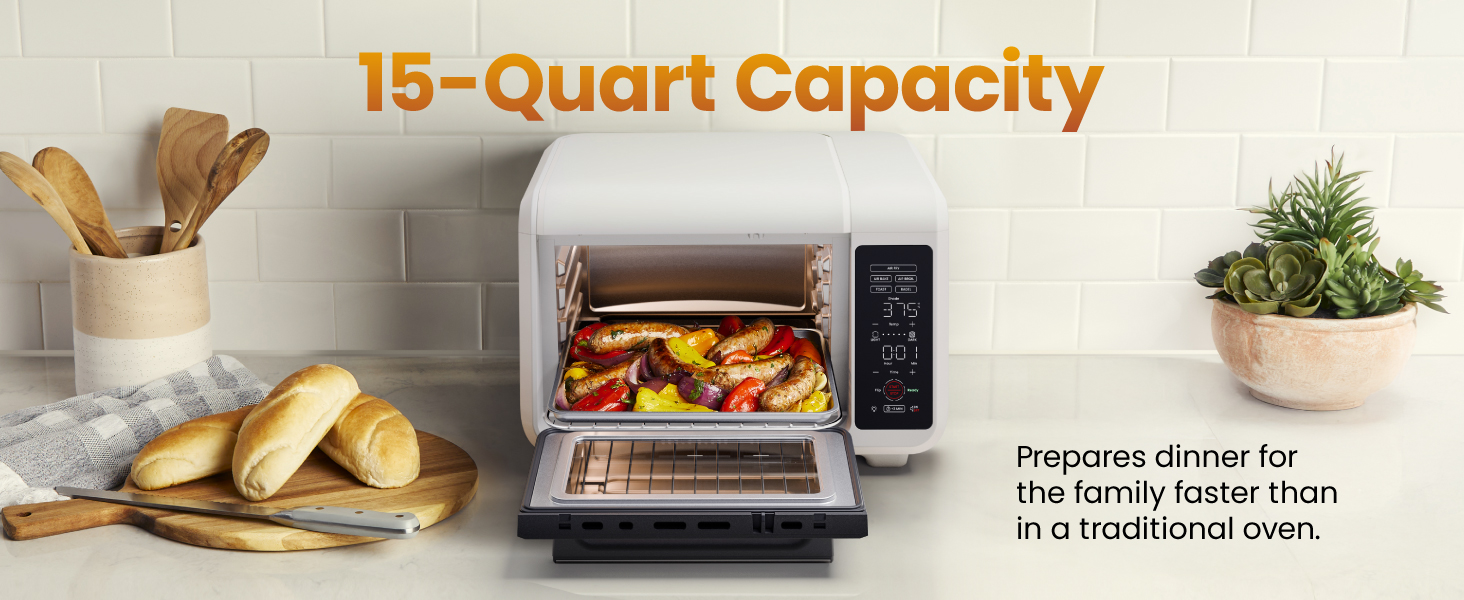 15-Quart Capacity