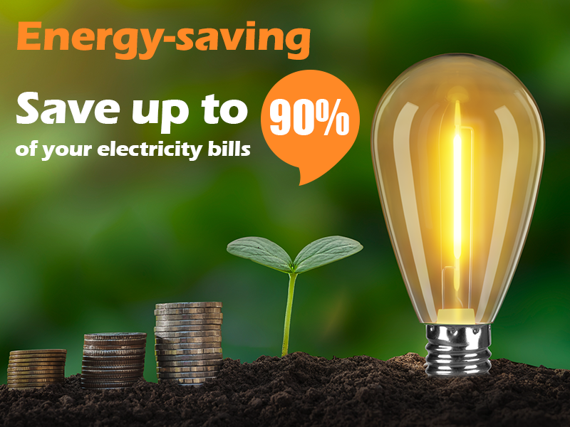 energy-saving outdoor string lights 96feet