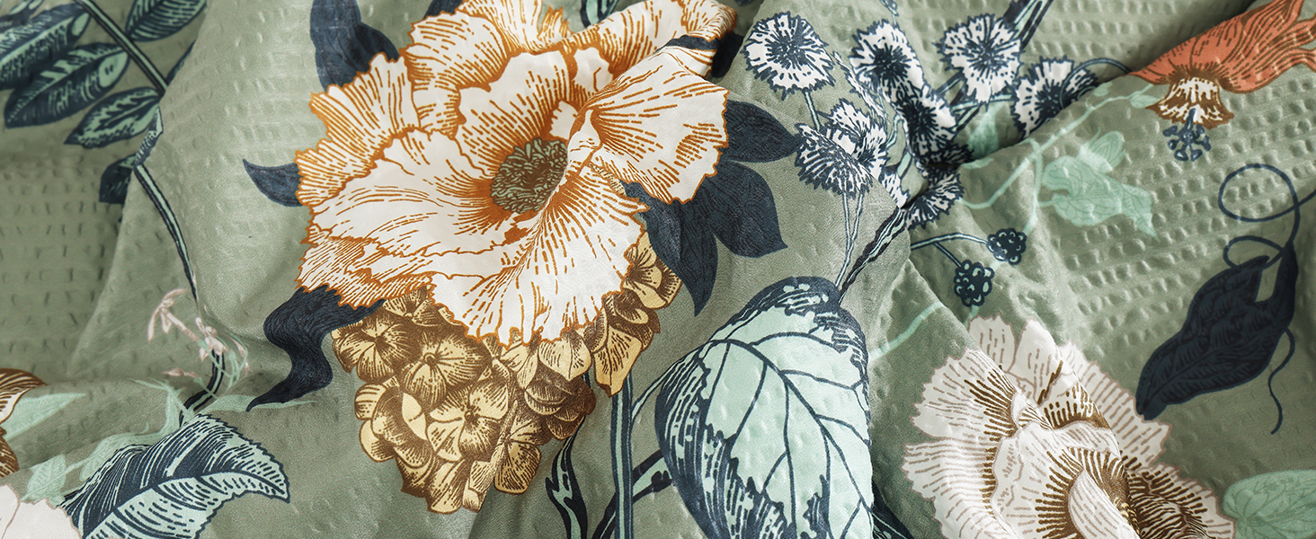 floral comforter set