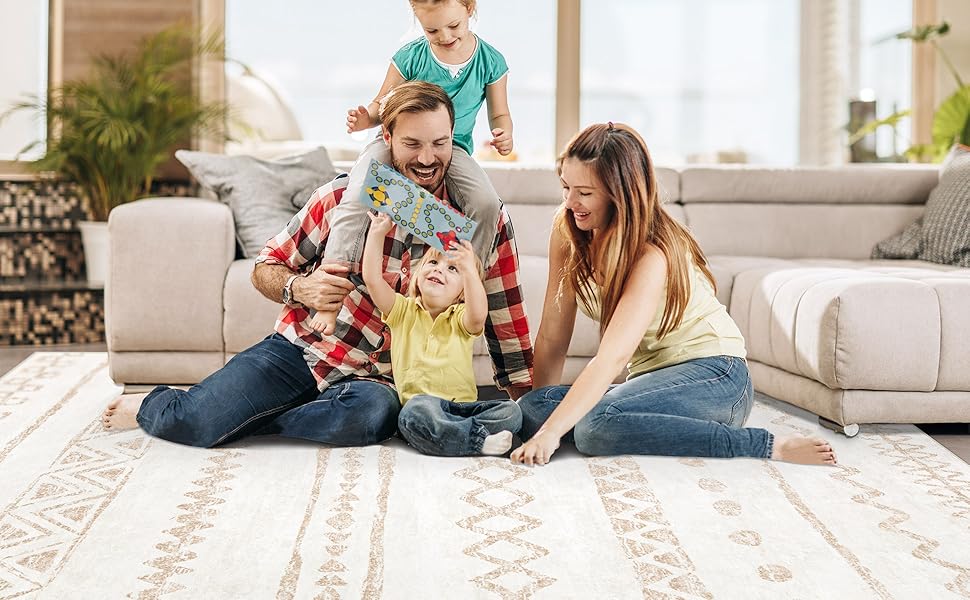 Modern Geometric Rug
