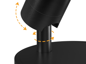 Flexible rotating wireless wall lamp