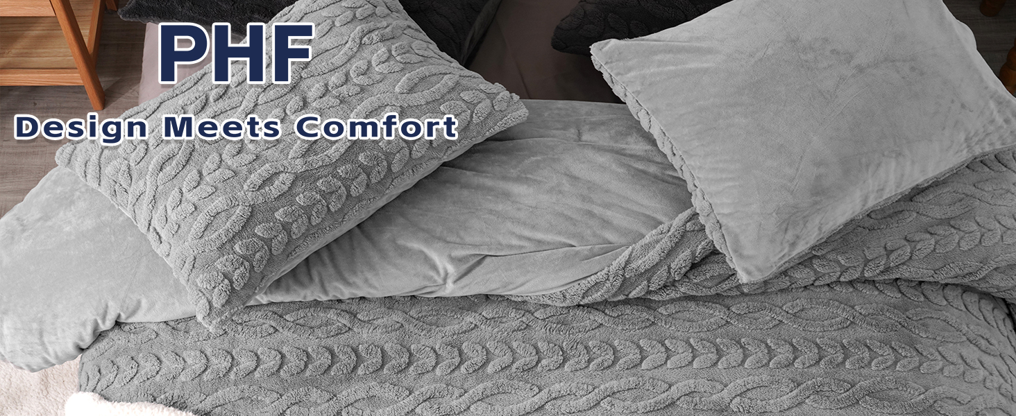 sherpa comforter set