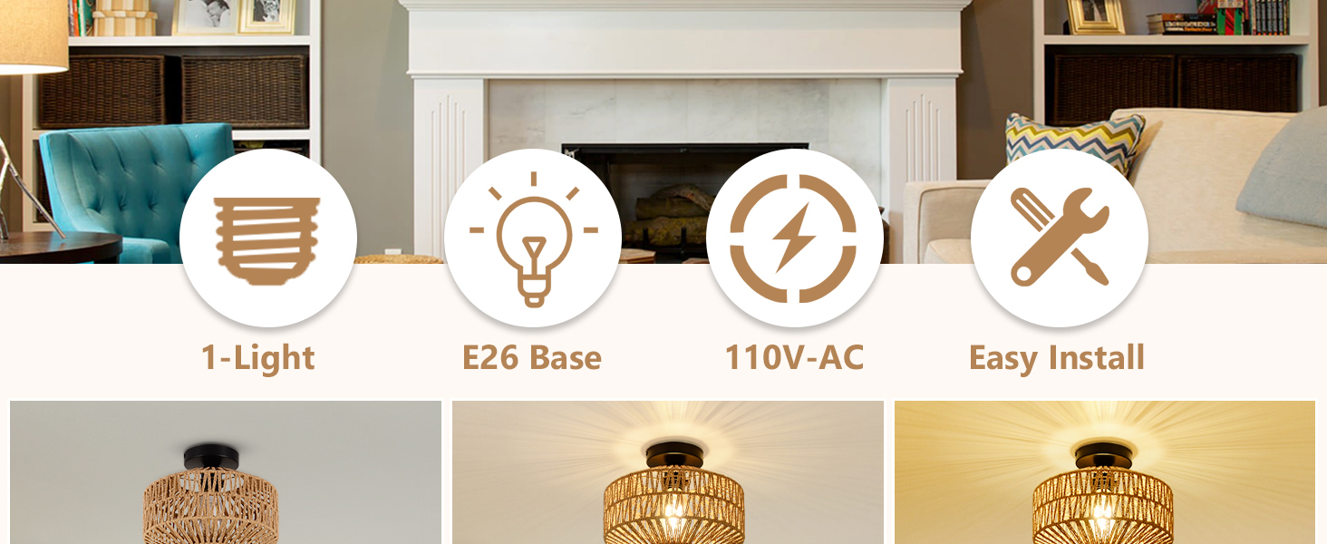 boho light fixtures ceiling