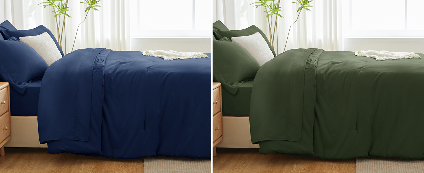 Navy Blue &amp; Olive Green