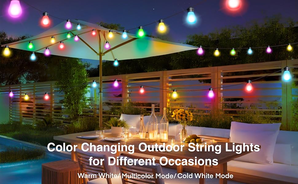 outdoor string lights