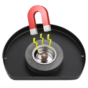 with strong magnetic