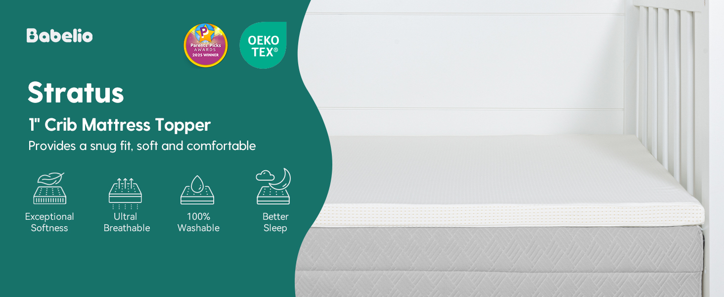 crib mattress topper
