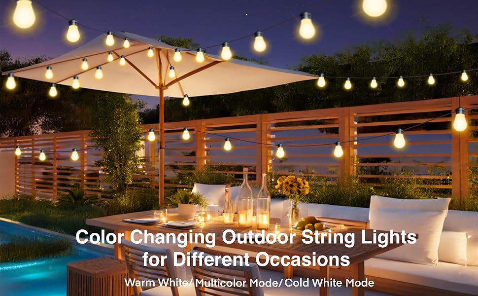 outdoor string lights