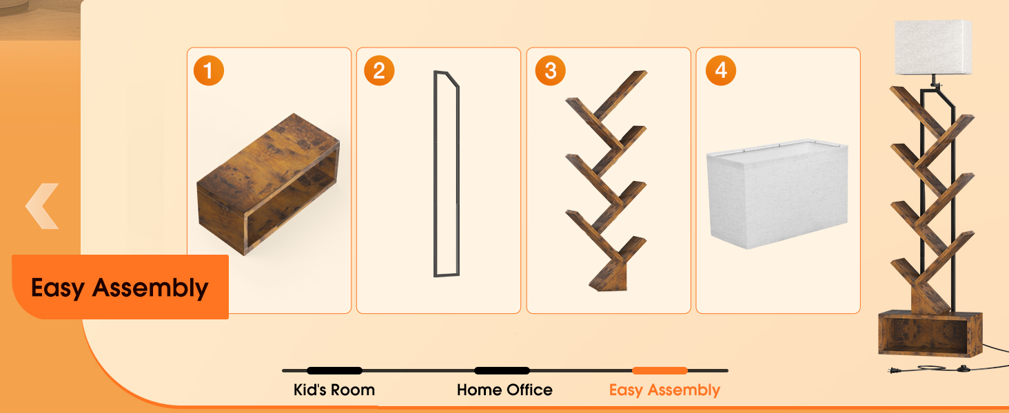 Book shelf tree bookshelf