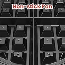 Cnydltt Belgian Waffle Maker with Non-Stick Plate, Easy to Avoid Sticking & Convenient for Cleaning