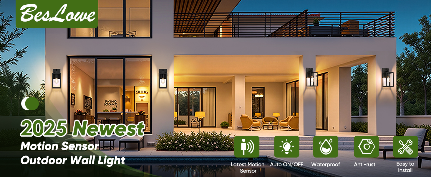 motion sensor outdoor lights