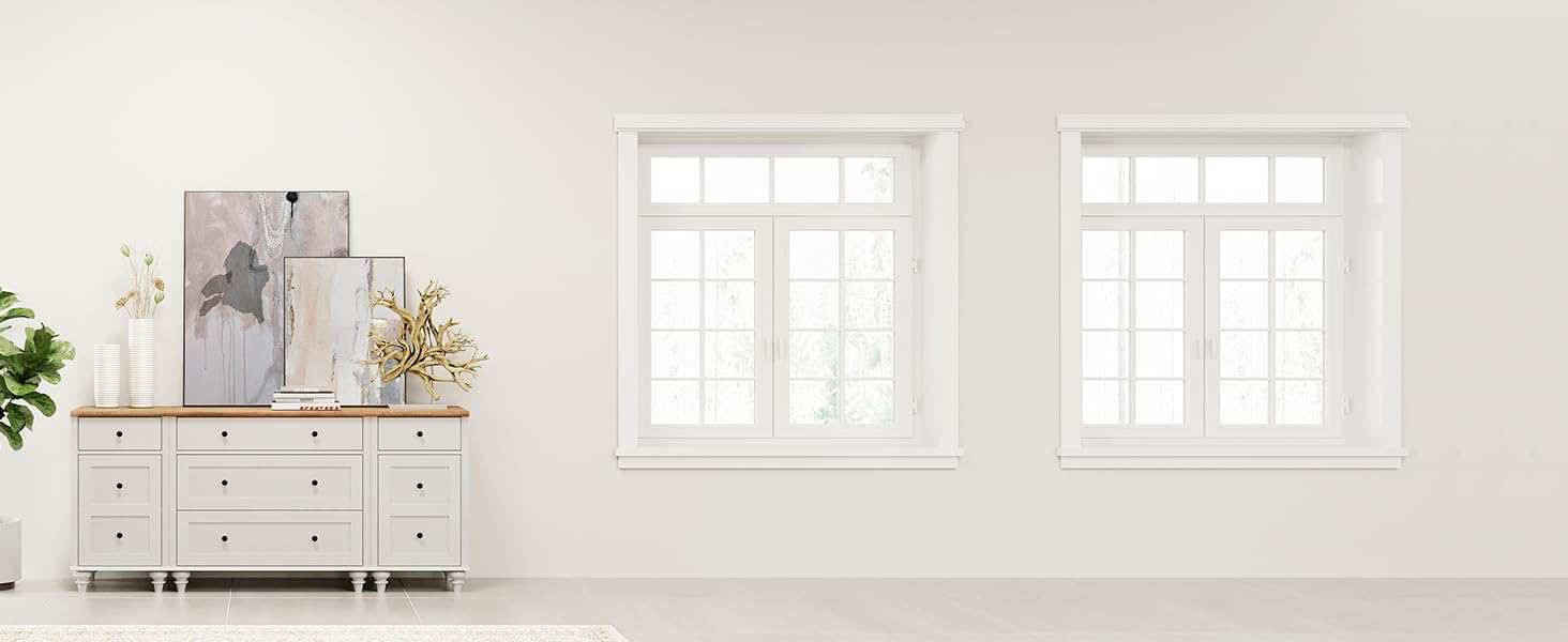 Farmhouse Nightstand with 3 Drawers