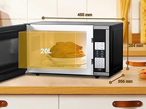 0.7 cu ft compact microwaves