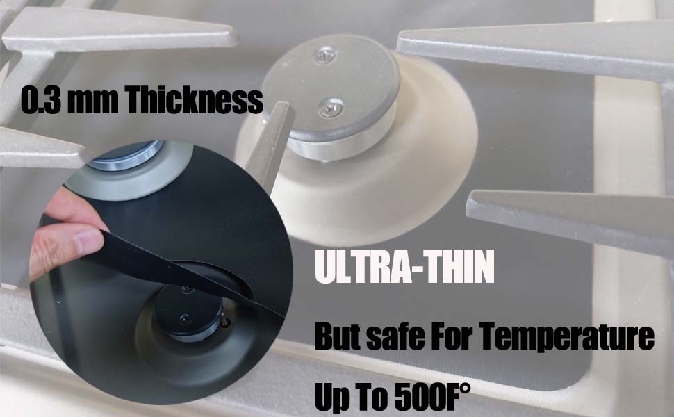 Ultra thin gas range liner,Easy to lay flat