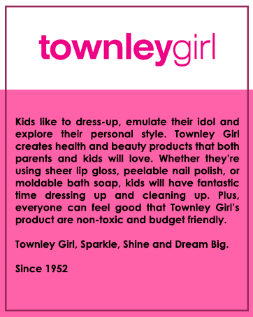 Townley Girl brand story, makeup set for kids, kids cosmetics, kids friendly makeup, non toxic makeu