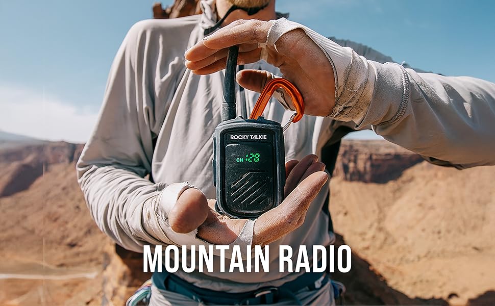 Radio dropping into mud